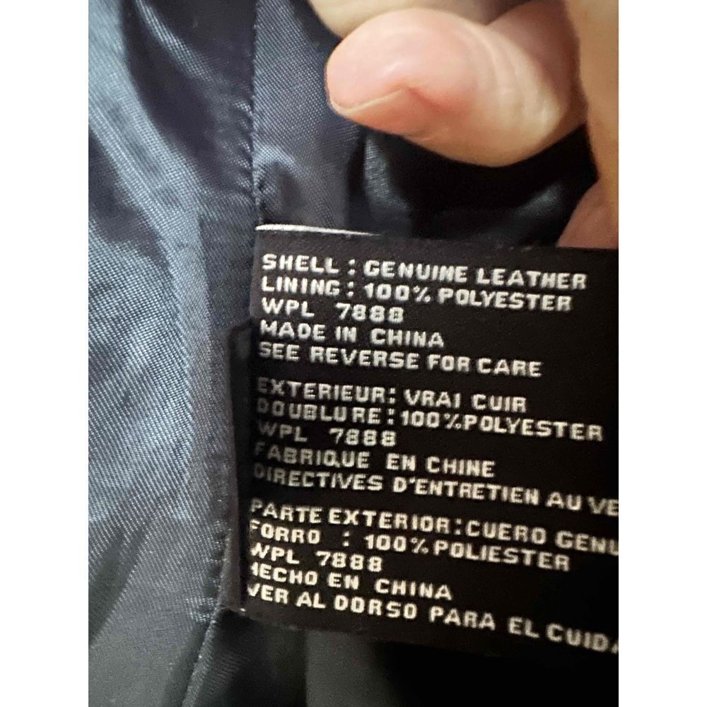 MICHAEL Michael Kors Womens Motorcycle Jacket Size Petite Small Brown Leather - Picture 4 of 9